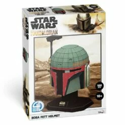 Star Wars Mandalorian Boba Fett Helmet 3D Puzzle, 100 Piece