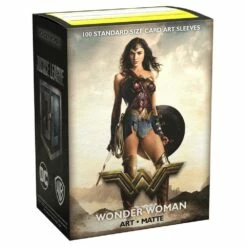 Arcane Tinmen Dragon Shield: Matte Art Card Sleeves, 100 Piece - Justice League, Wonder Woman