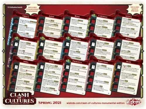 WizKids Games Clash Of Cultures - Monumental Edition Board Game 7 WizKids Games Clash Of Cultures - Monumental Edition Board Game - Image 5