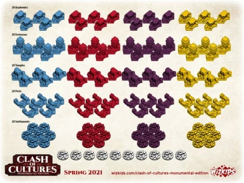 WizKids Games Clash Of Cultures - Monumental Edition Board Game 9 WizKids Games Clash Of Cultures - Monumental Edition Board Game - Image 7